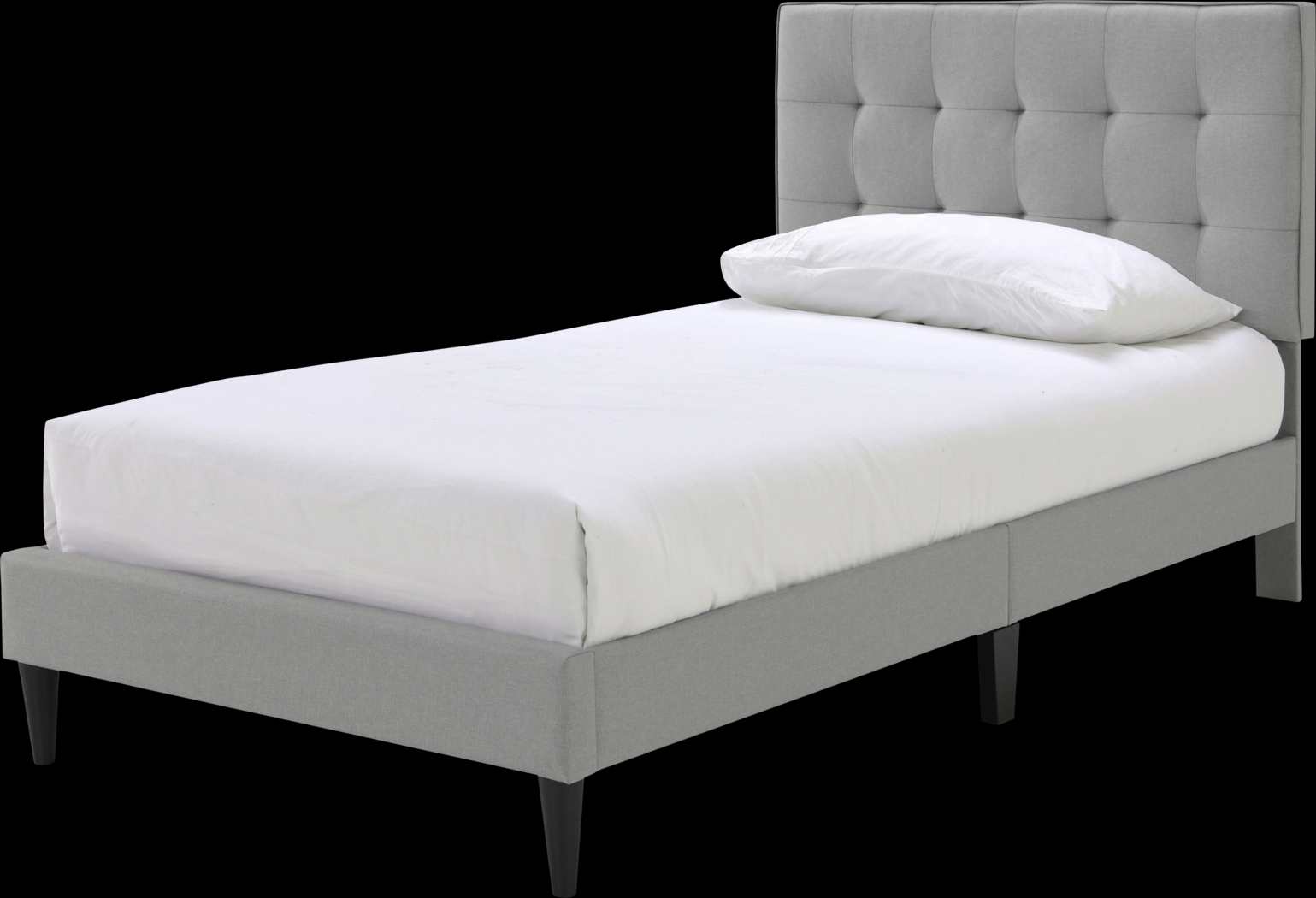 Lousetown Gray Twin Bed - Thumbnail - Image 3