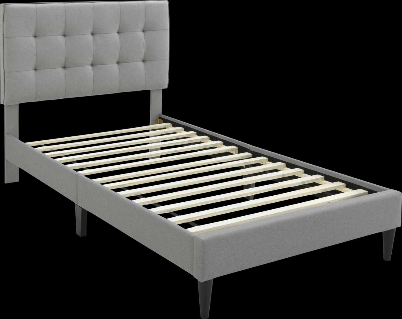Lousetown Gray Twin Bed - Thumbnail - Image 4