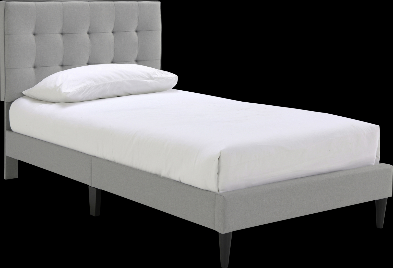 Lousetown Gray Twin Bed - Thumbnail - Image 1