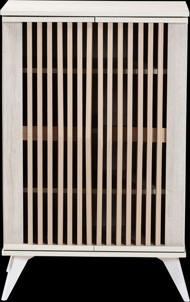 Louvenia Light Gray Accent Cabinet - Thumbnail - Image 4