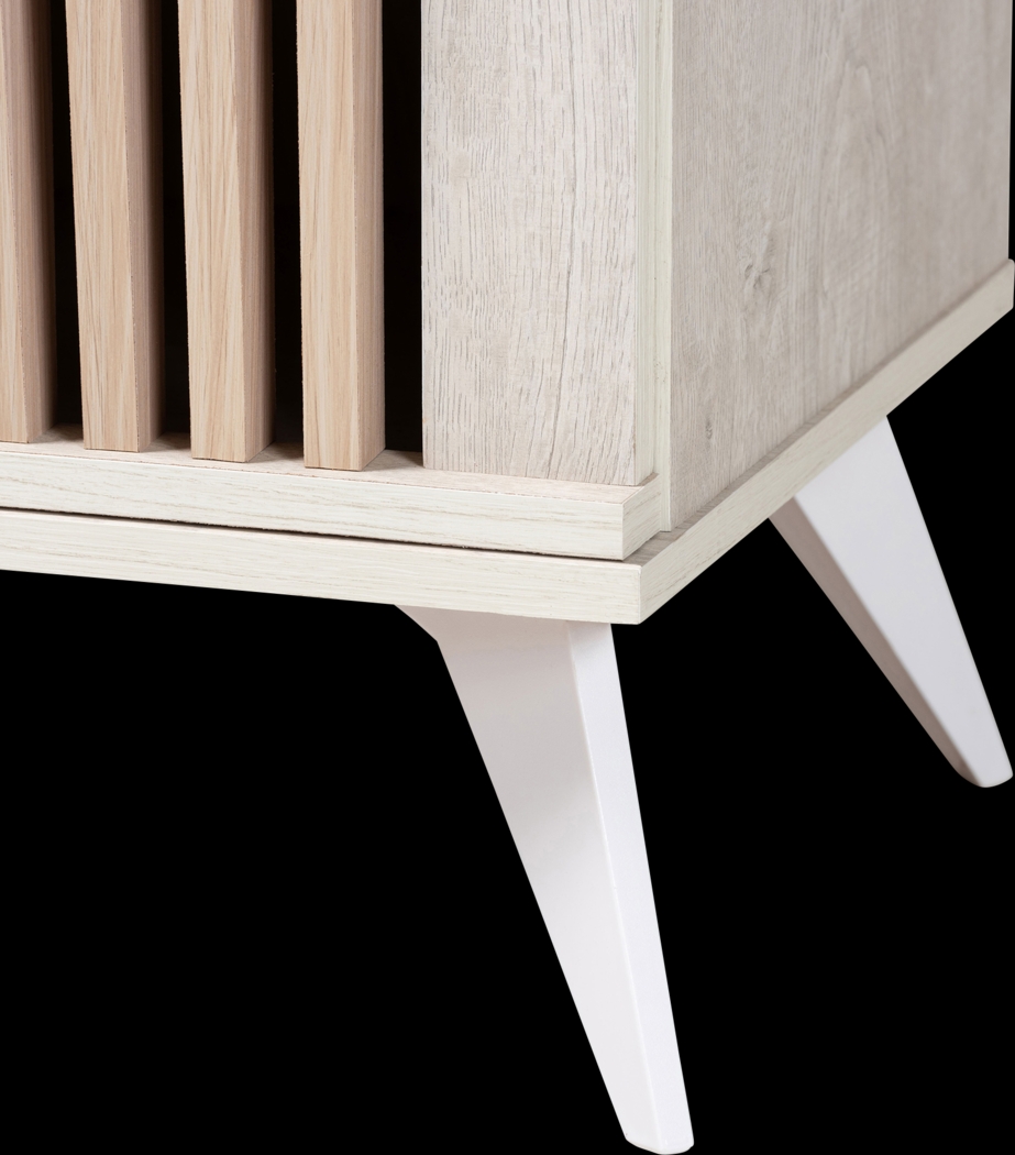 Louvenia Light Gray Accent Cabinet - Thumbnail - Image 7