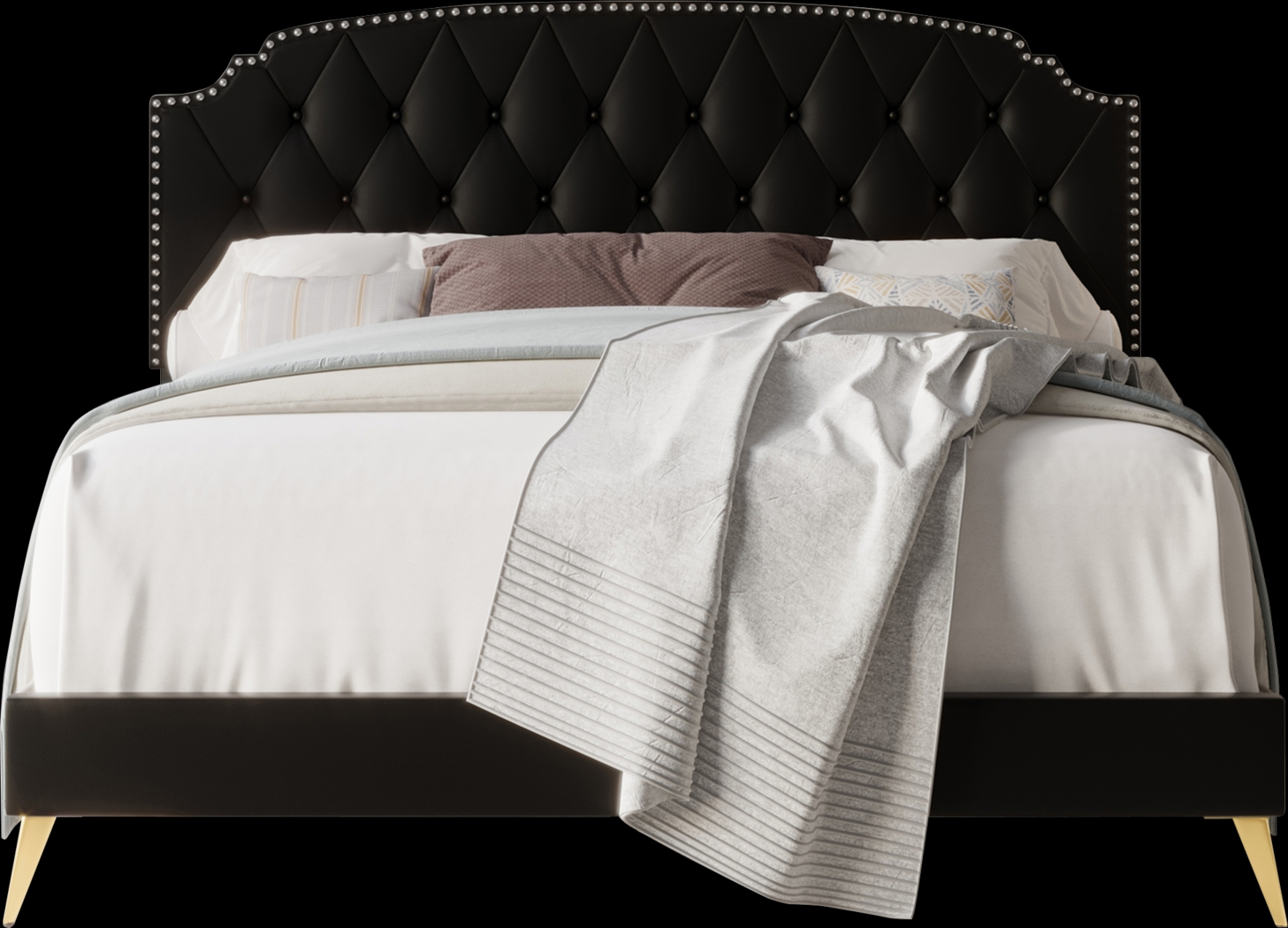 Louviers Black Twin Bed - Thumbnail - Image 3