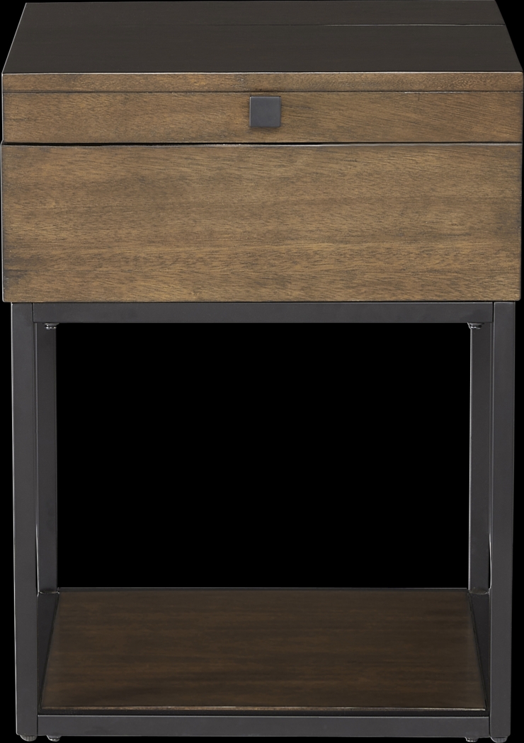 Lovedale Brown Chairside Table - Thumbnail - Image 2