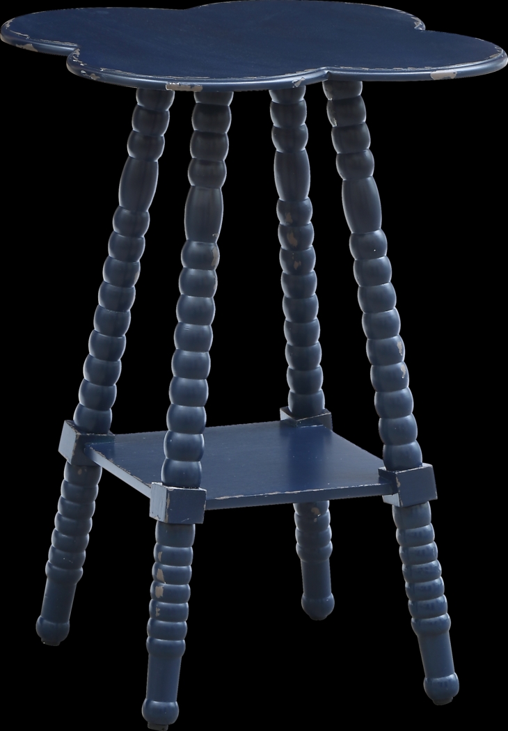 Loverna Blue Accent Table - Thumbnail - Image 1