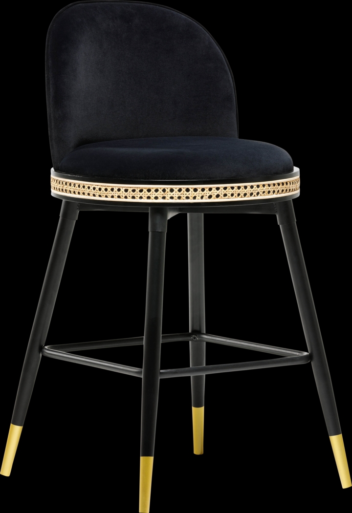 Loweland Black Counter Stool - Thumbnail - Image 1