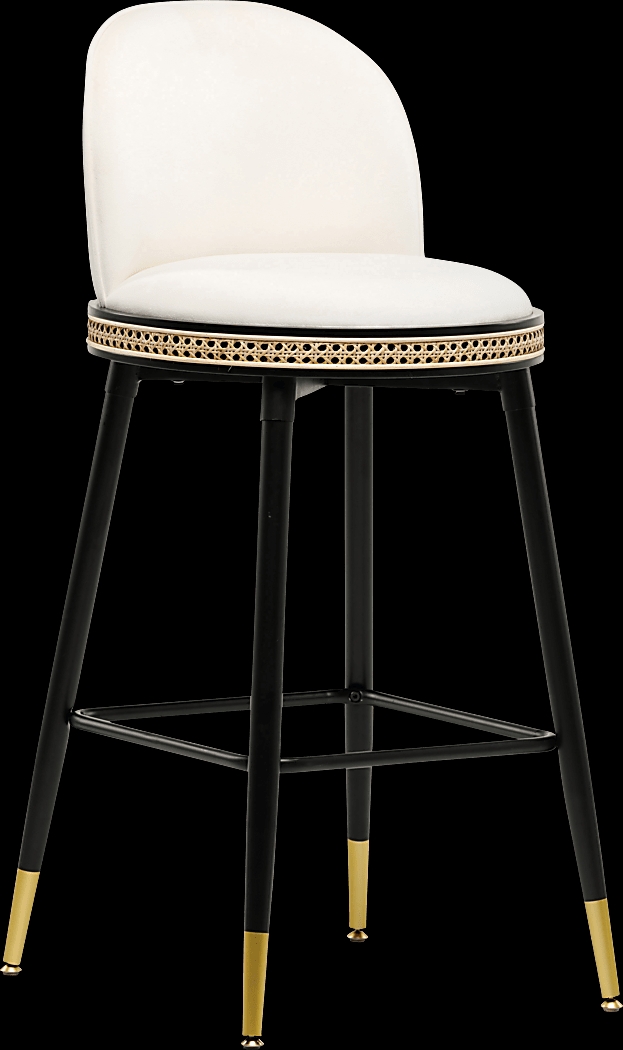Loweland Cream Barstool - Thumbnail - Image 1