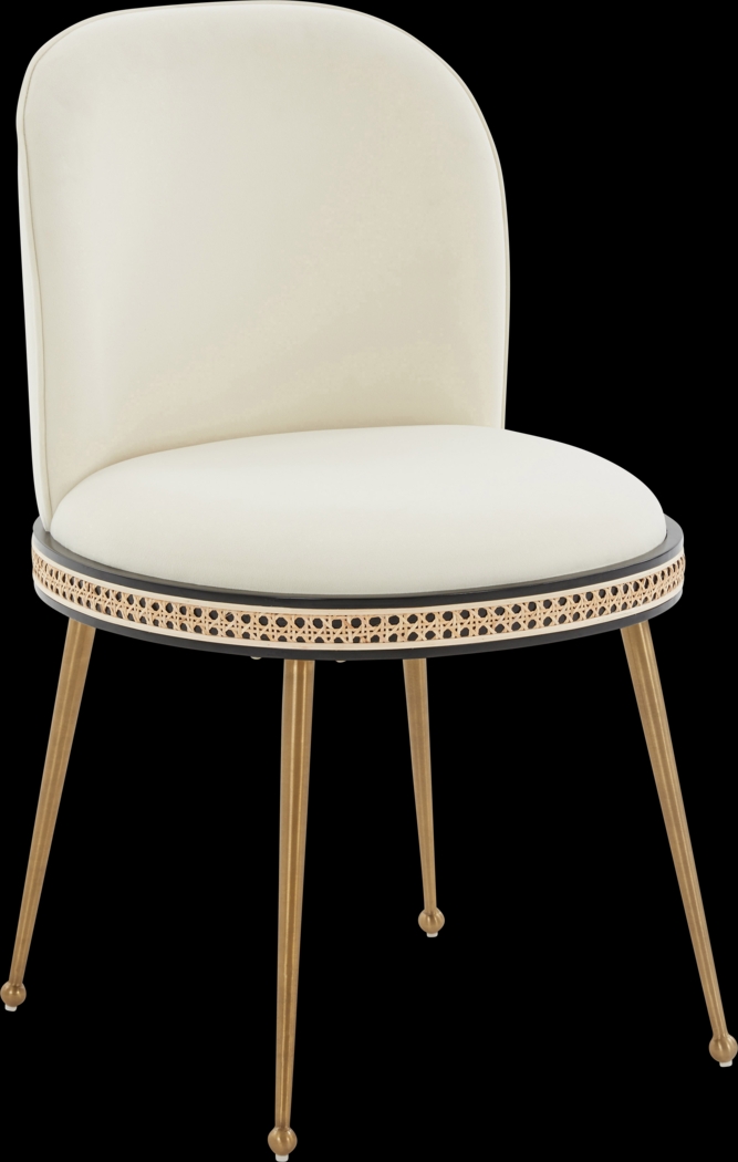 Loweland Cream Side Chair - Thumbnail - Image 1