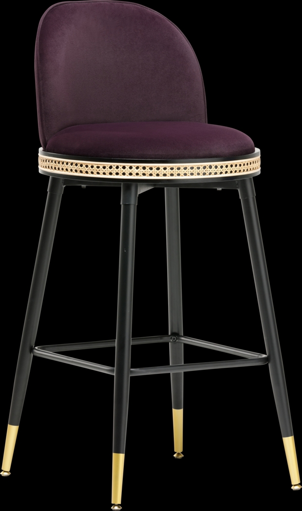 Loweland Purple Barstool - Thumbnail - Image 1