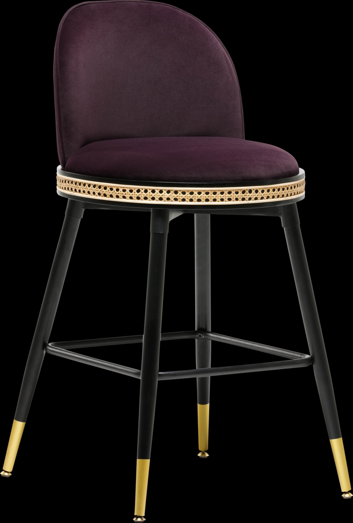 Loweland Purple Counter Stool - Thumbnail - Image 1