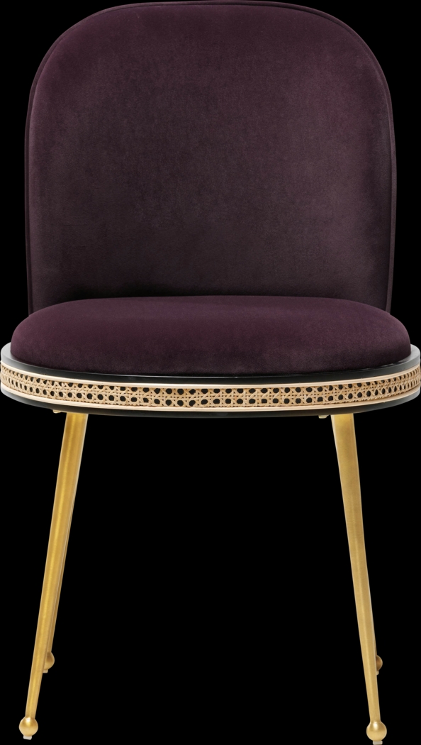 Loweland Purple Side Chair - Thumbnail - Image 3