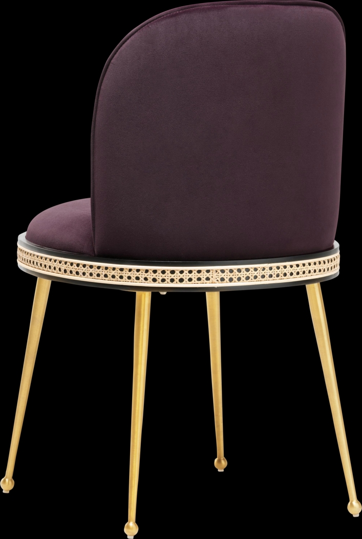 Loweland Purple Side Chair - Thumbnail - Image 4