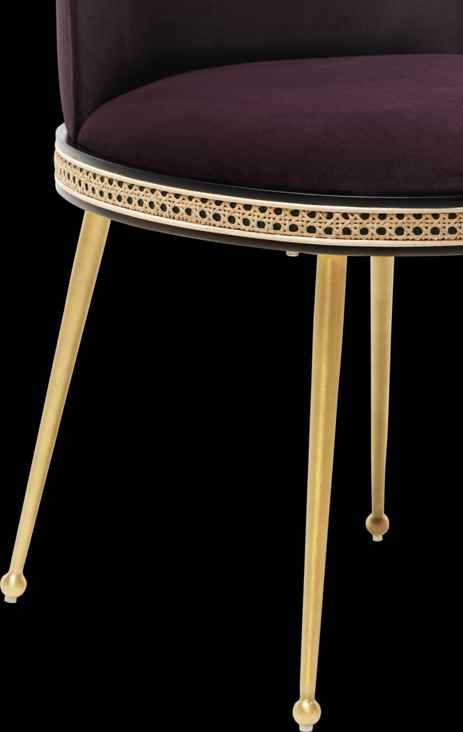 Loweland Purple Side Chair - Thumbnail - Image 5