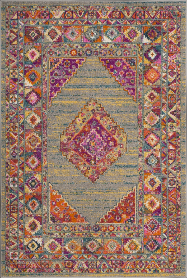 Lowell Point Gray 6' x 9' Rug - Thumbnail - Image 1