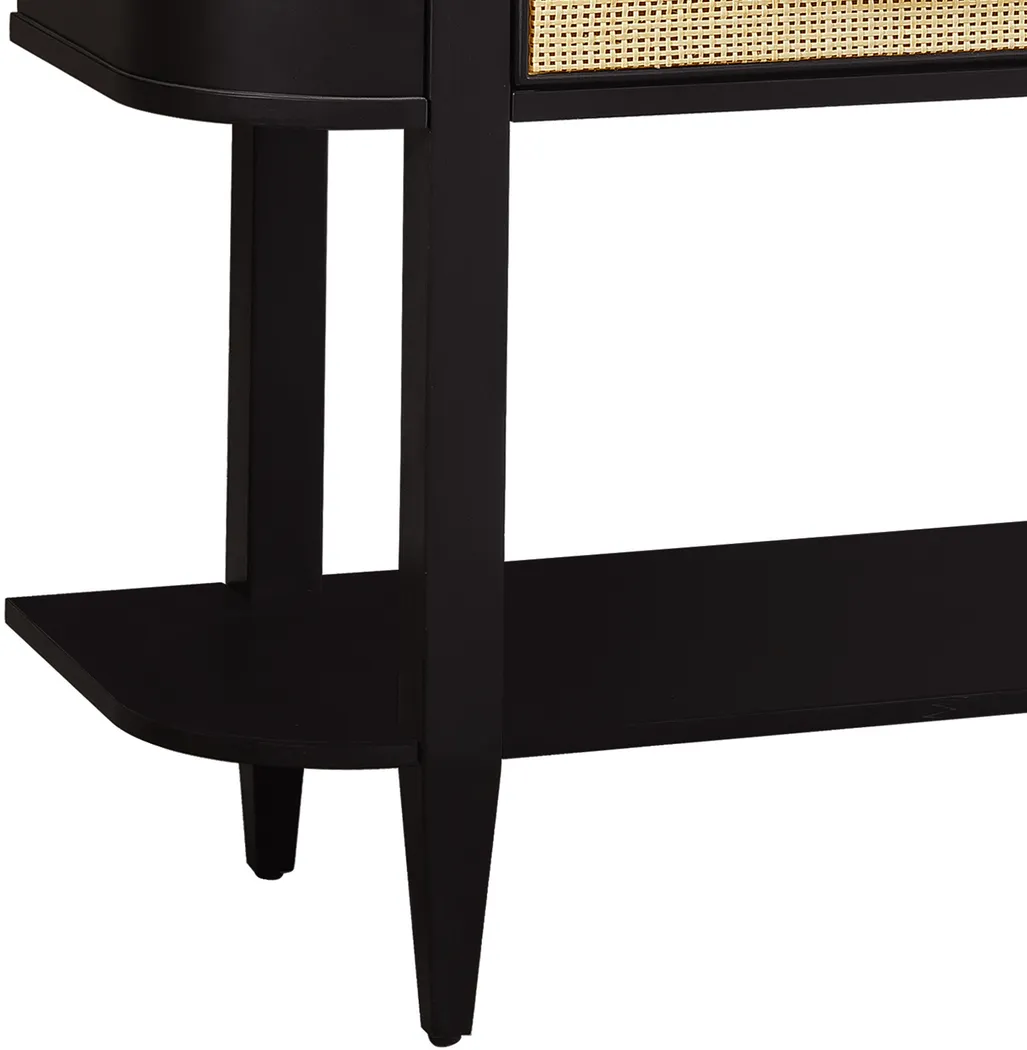 Lowella Black Sofa Table - Image 6