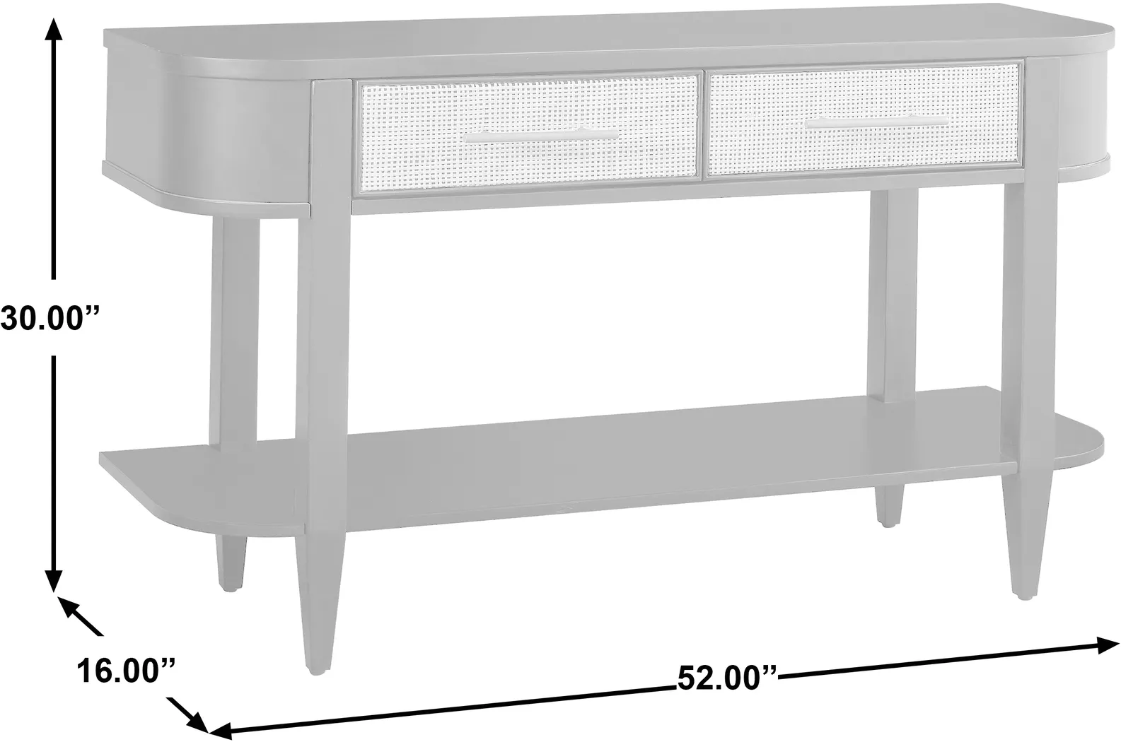 Lowella Black Sofa Table - Image 10