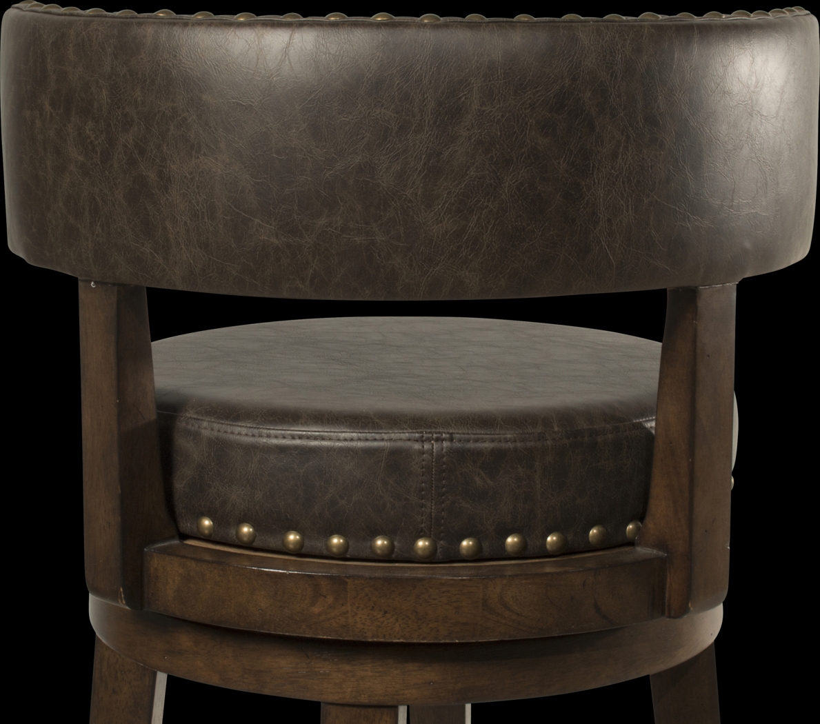 Lowrie Walnut Swivel Counter Height Stool - Thumbnail - Image 4