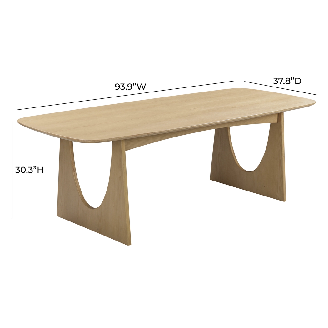 Lowther Brown Dining Table - Thumbnail - Image 7