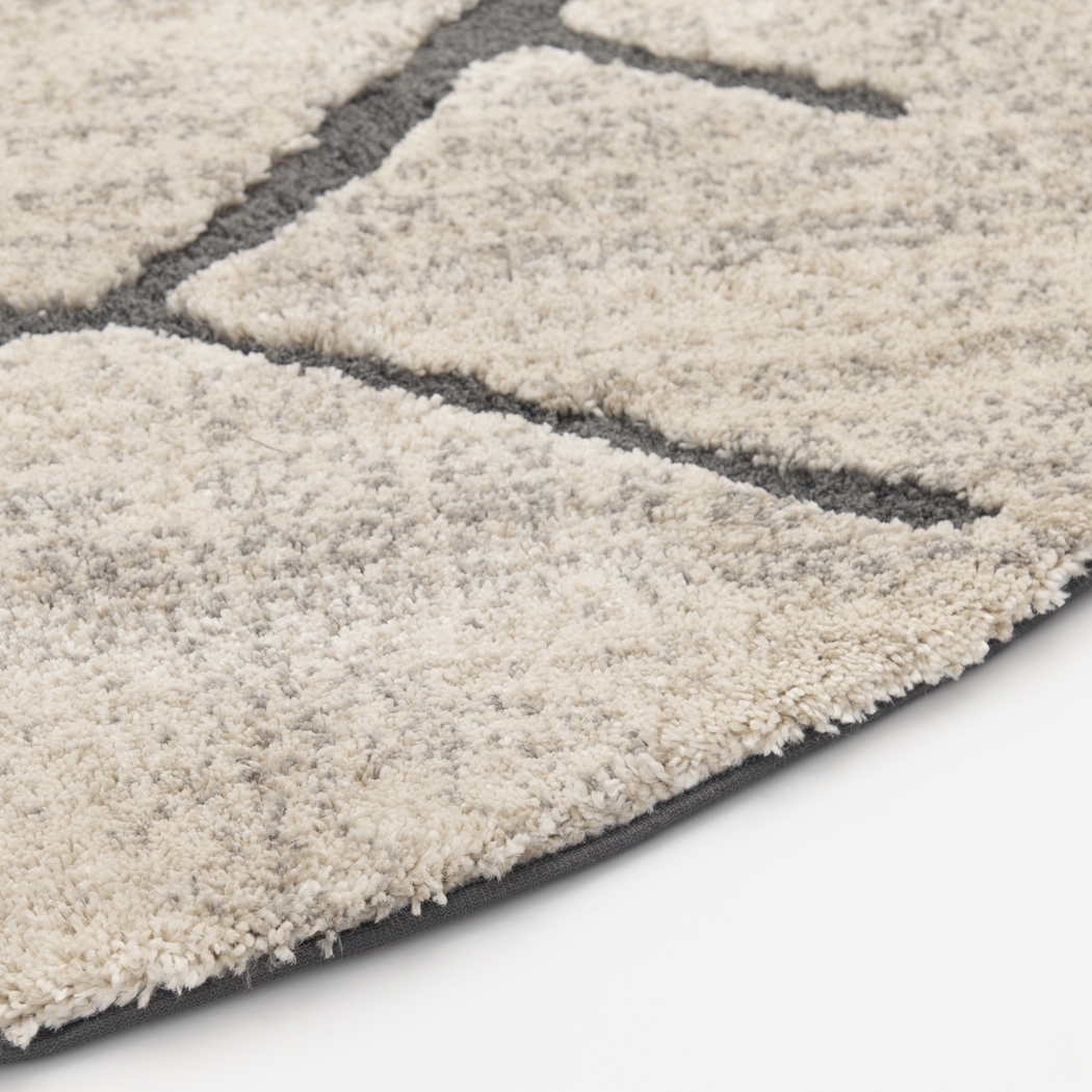Lowy Pebble 7'10 Round Rug - Thumbnail - Image 3
