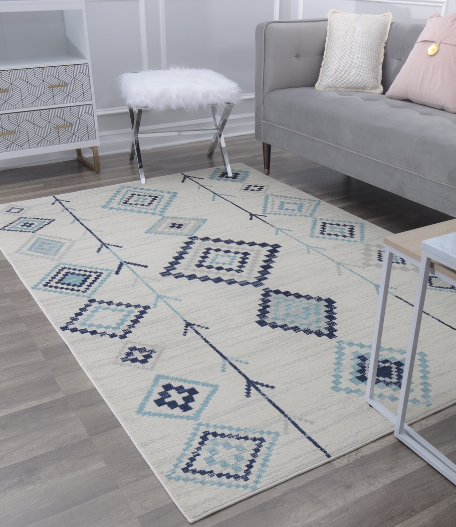 CosmoLiving By Cosmopolitan Lowyn Ivory 5' x 7' Rug - Thumbnail - Image 6