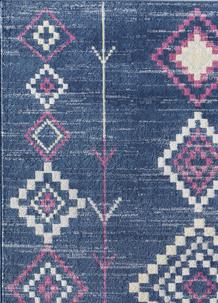 CosmoLiving By Cosmopolitan Lowyn Navy 5' x 7' Rug - Thumbnail - Image 4