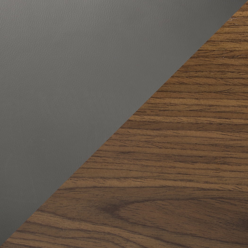 Loxley Gray Adjustable Desk Chair - Thumbnail - Image 4