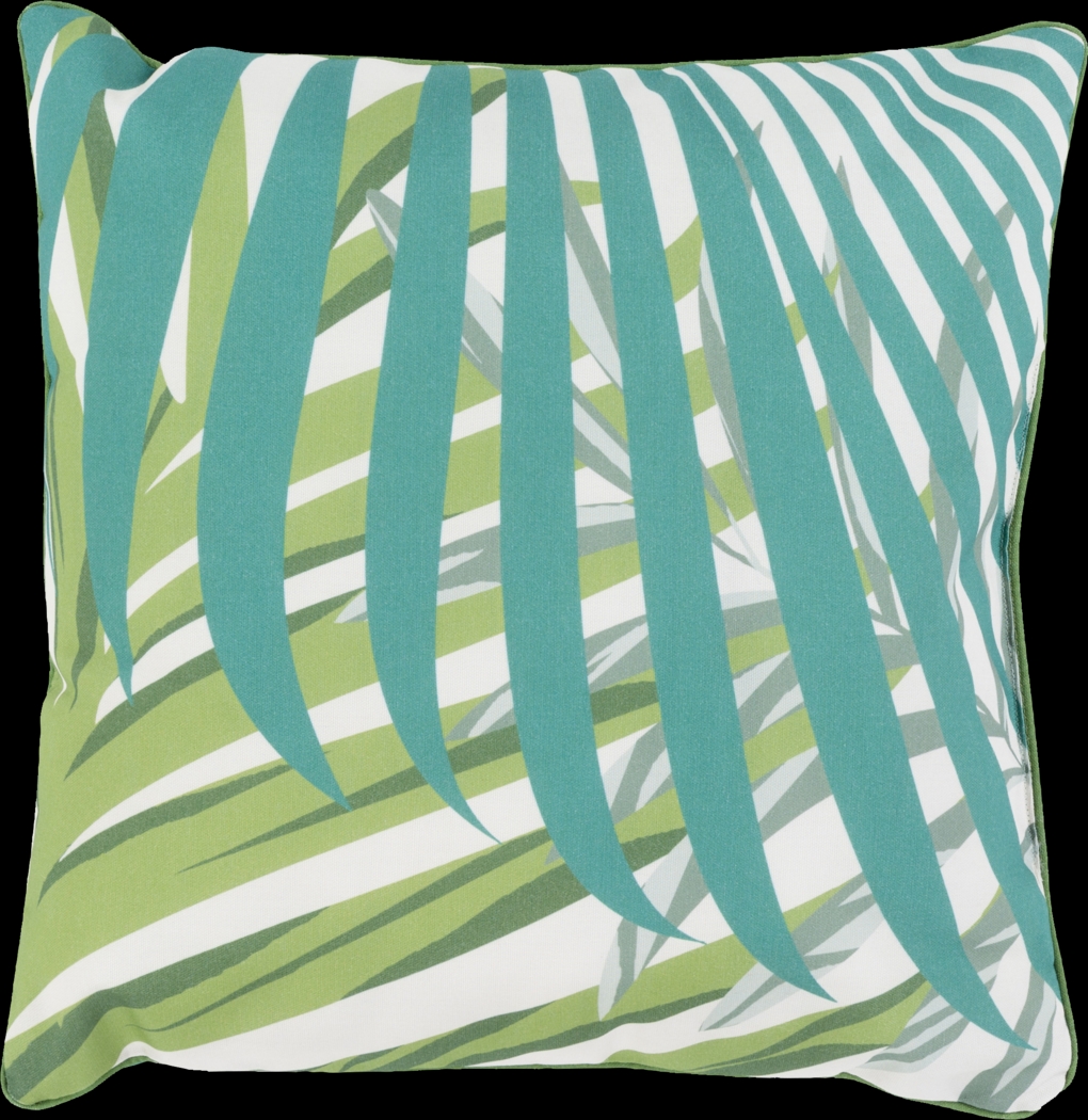 Luanna Green Indoor/Outdoor Accent Pillow - Thumbnail - Image 1