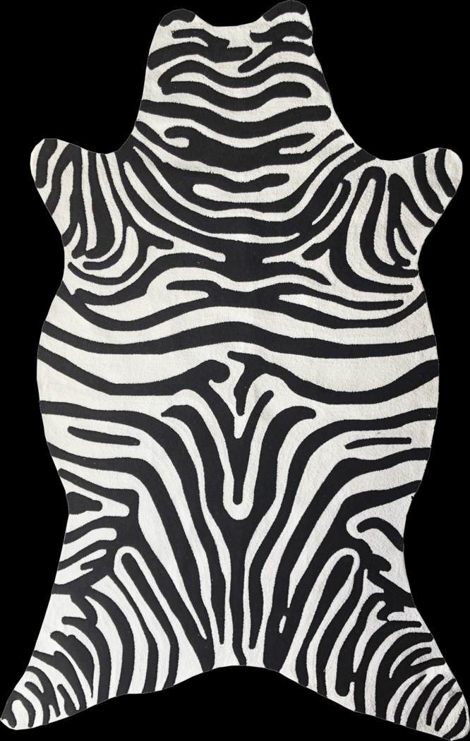 Luanyu Black 7'6 x 10'6 Indoor/Outdoor Rug - Thumbnail - Image 1