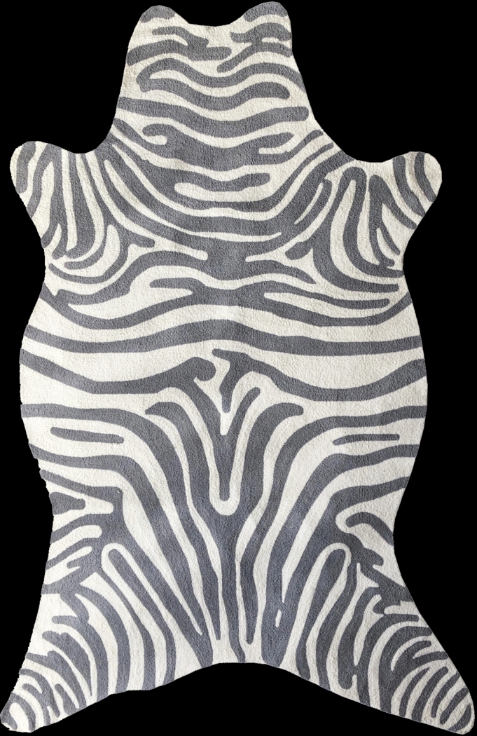 Luanyu Gray 7'6 x 10'6 Indoor/Outdoor Rug - Thumbnail - Image 1