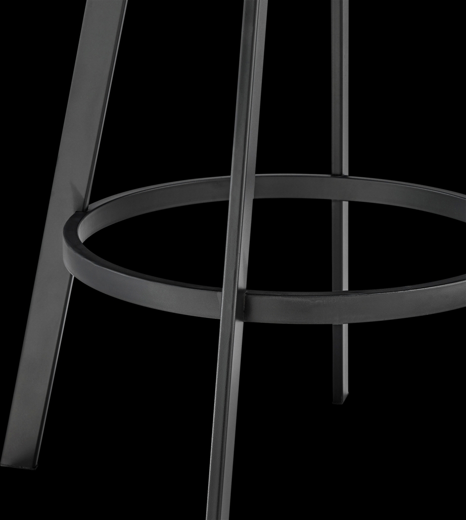 Lubna Gray Swivel Barstool - Thumbnail - Image 8