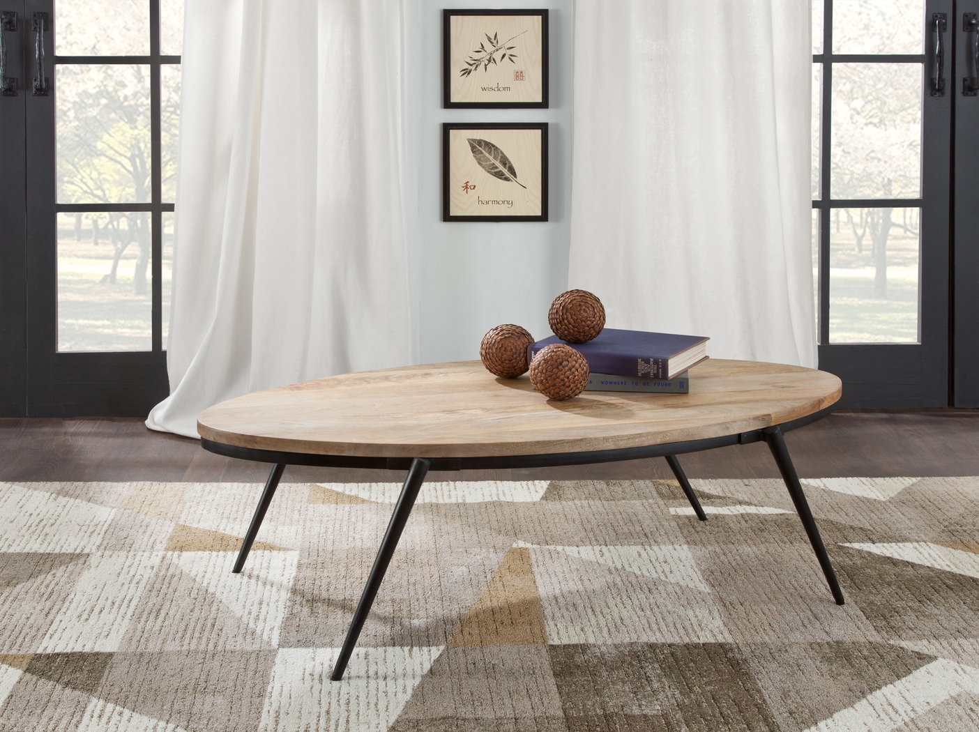 Luboya Brown Coffee Table - Thumbnail - Image 2