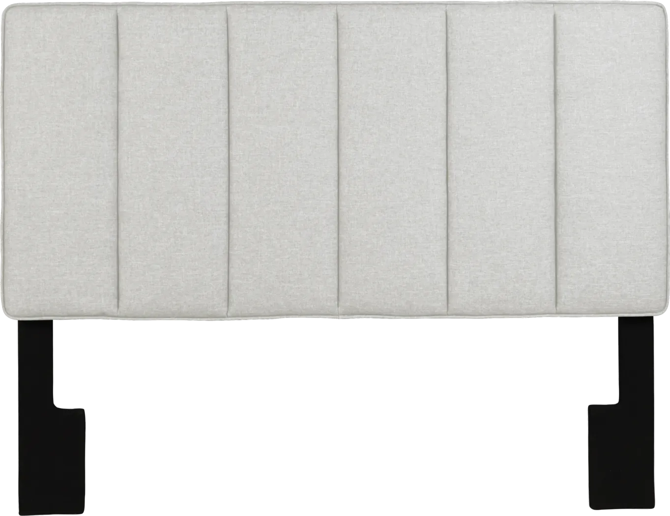 Luca Cream Queen Upholstered Headboard - Thumbnail - Image 2