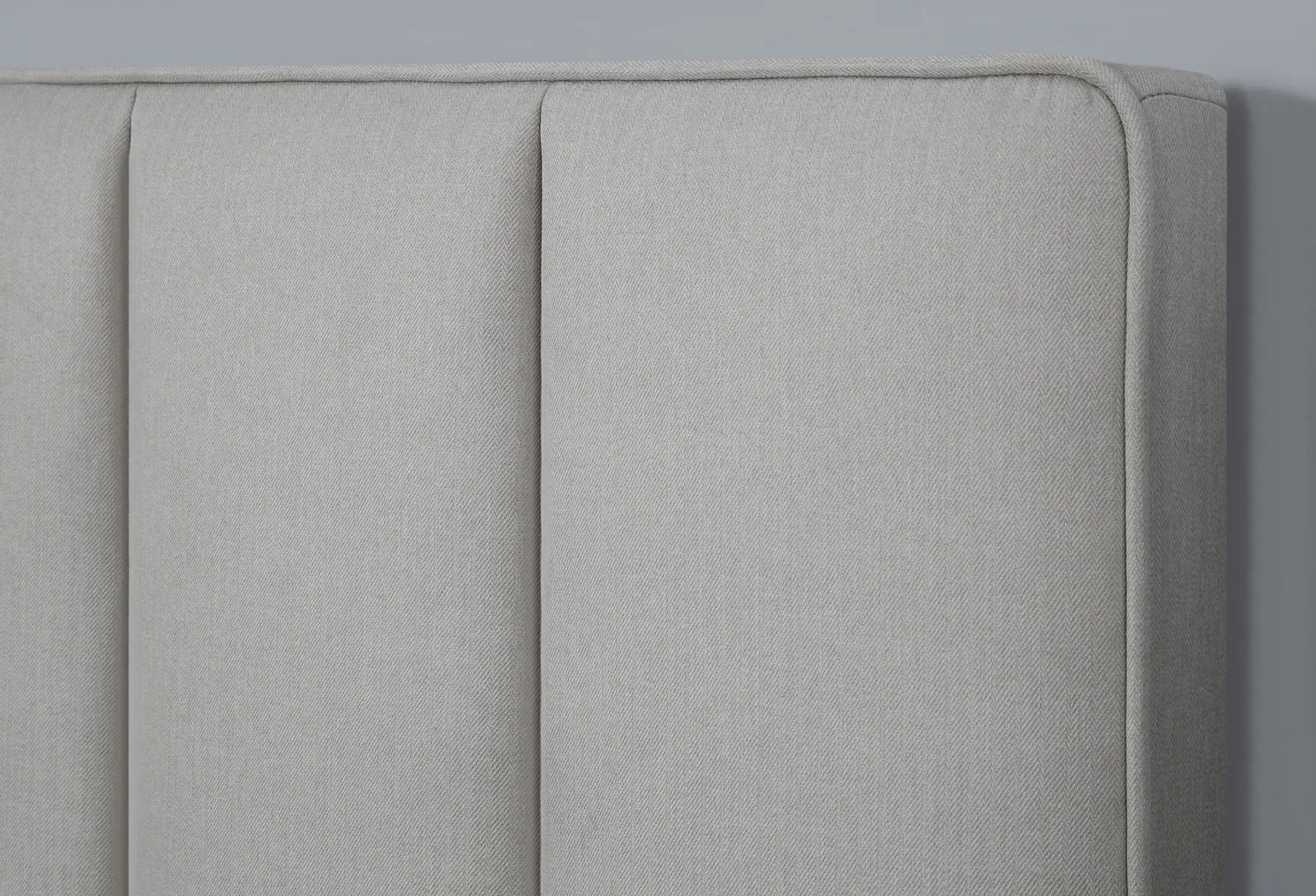 Luca Cream Queen Upholstered Headboard - Thumbnail - Image 3