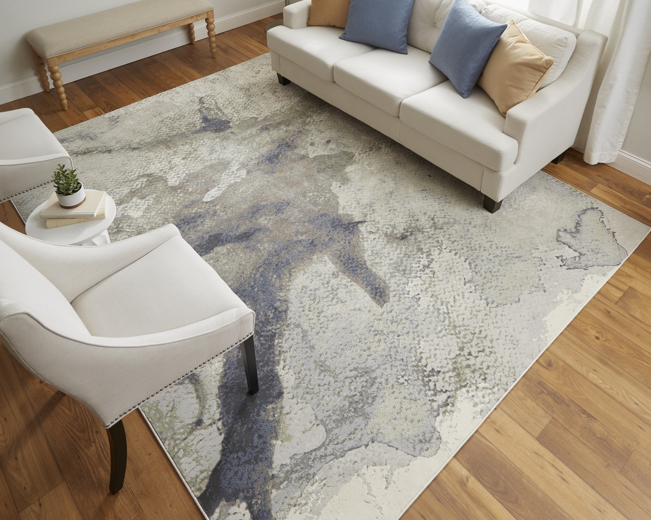 Lucent Taupe 7'9 x 10' Rug - Thumbnail - Image 2