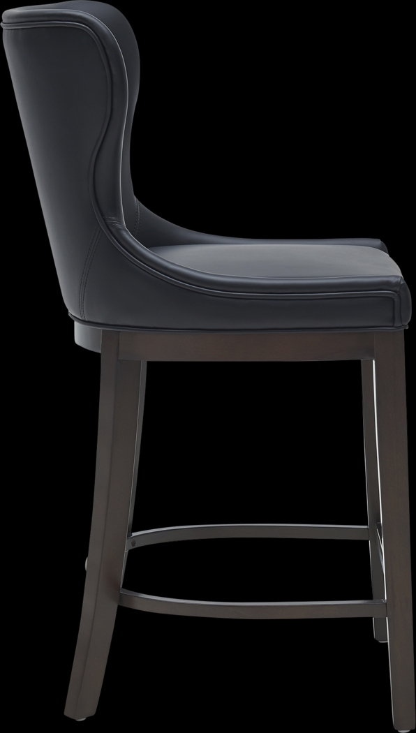Lucentwater Black Counter Height Stool - Thumbnail - Image 4