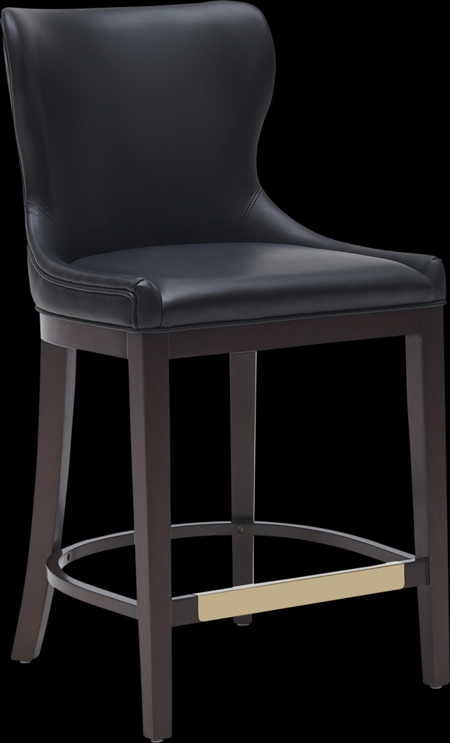 Lucentwater Black Counter Height Stool - Thumbnail - Image 6