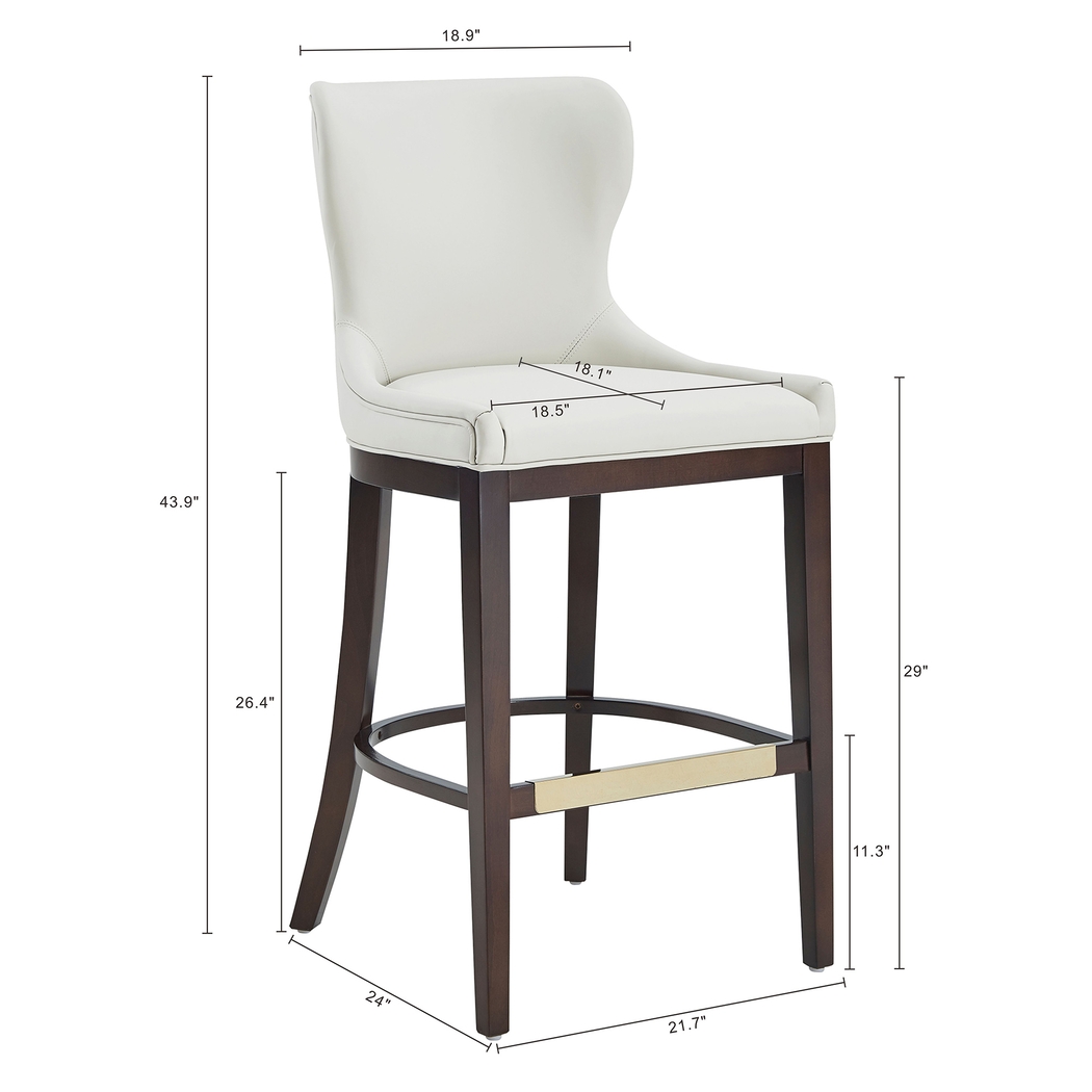 Lucentwater White Barstool - Thumbnail - Image 5