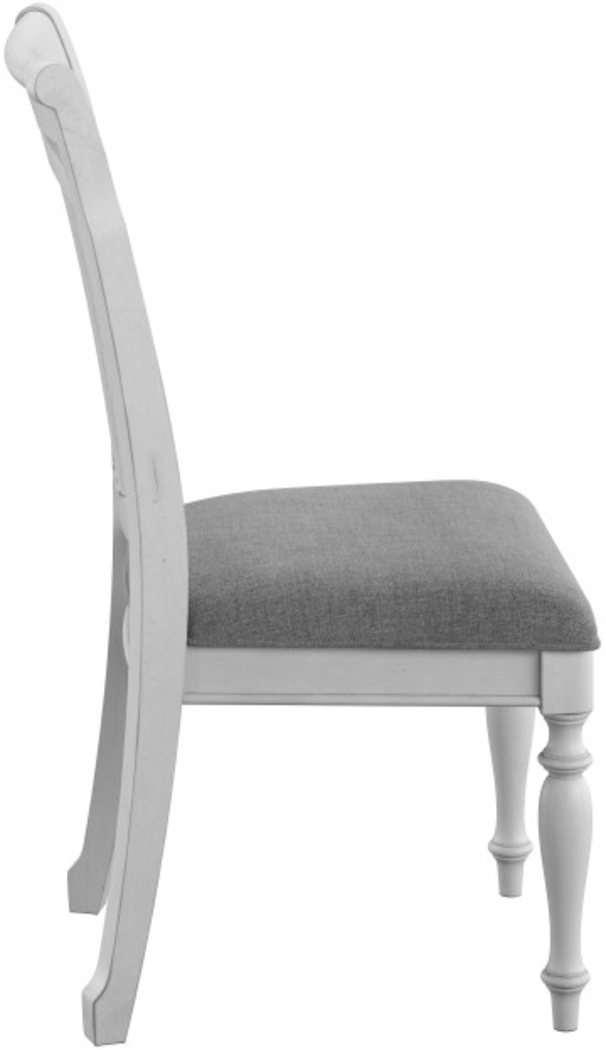 Luchars Gray Dining Chair, Set of 2 - Thumbnail - Image 2