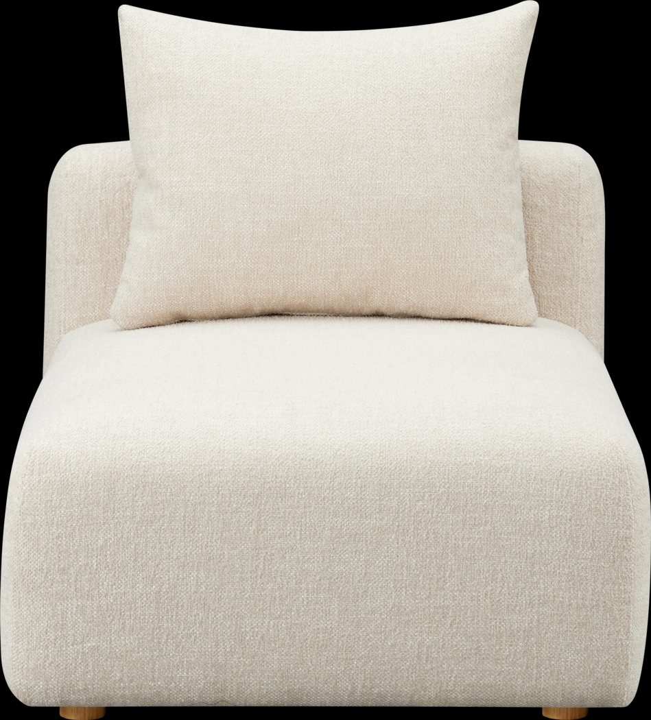 Luciay Cream Accent Chair - Thumbnail - Image 2