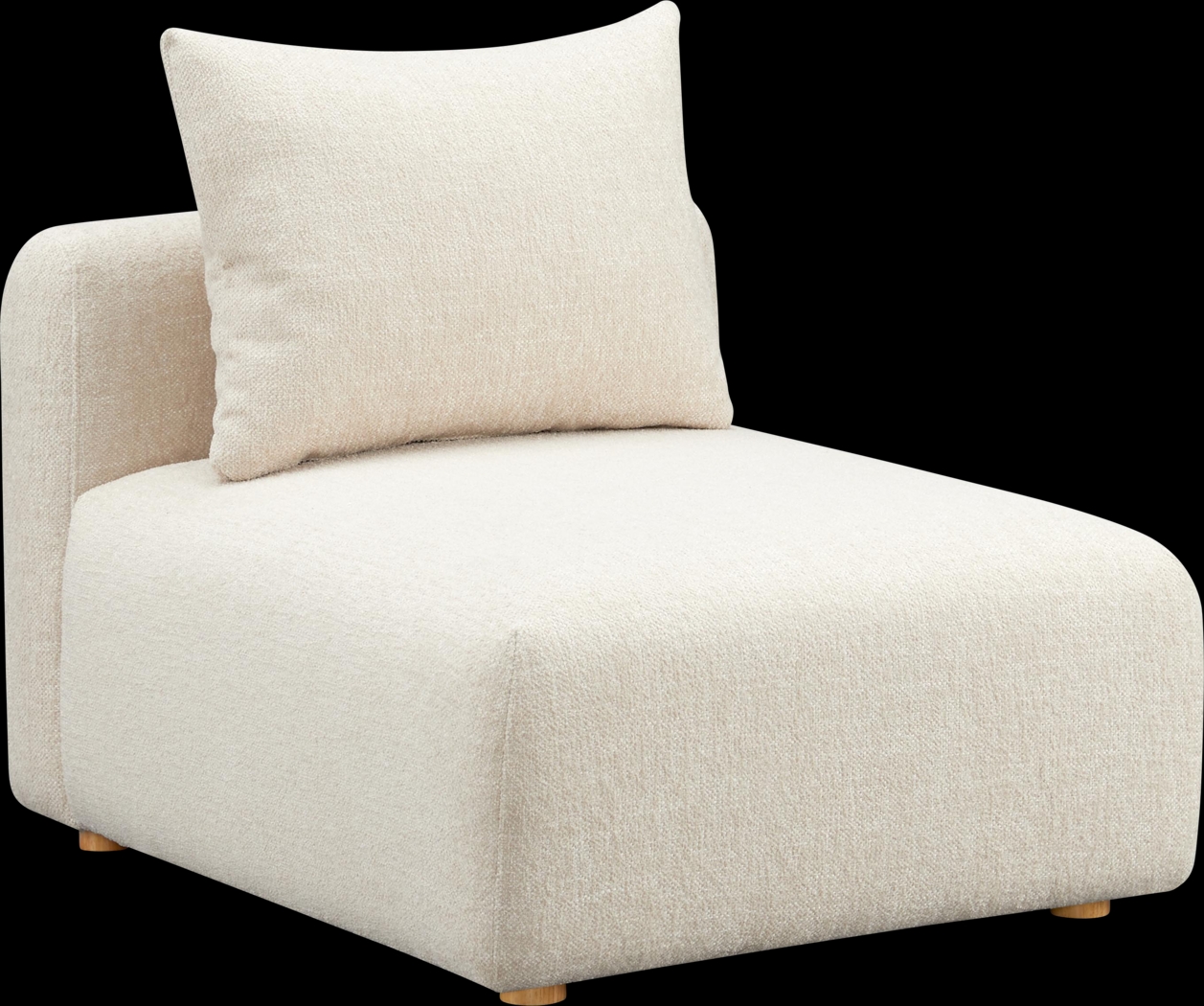 Luciay Cream Accent Chair - Thumbnail - Image 1