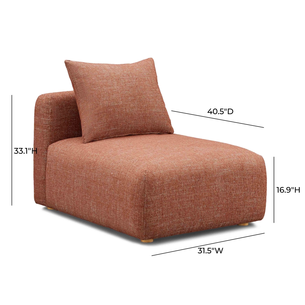 Luciay Red Accent Chair - Thumbnail - Image 4
