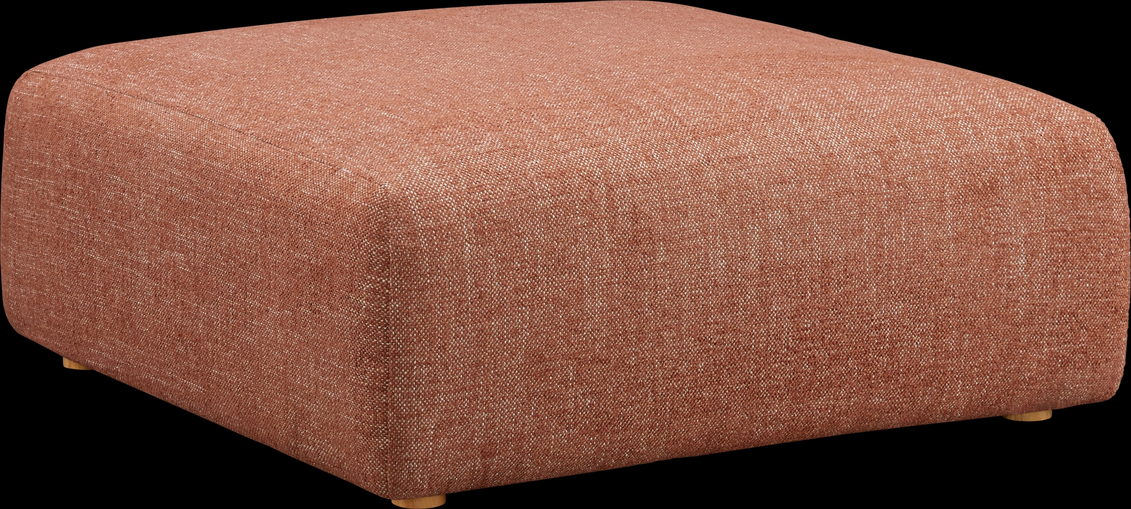 Luciay Red Ottoman - Thumbnail - Image 1