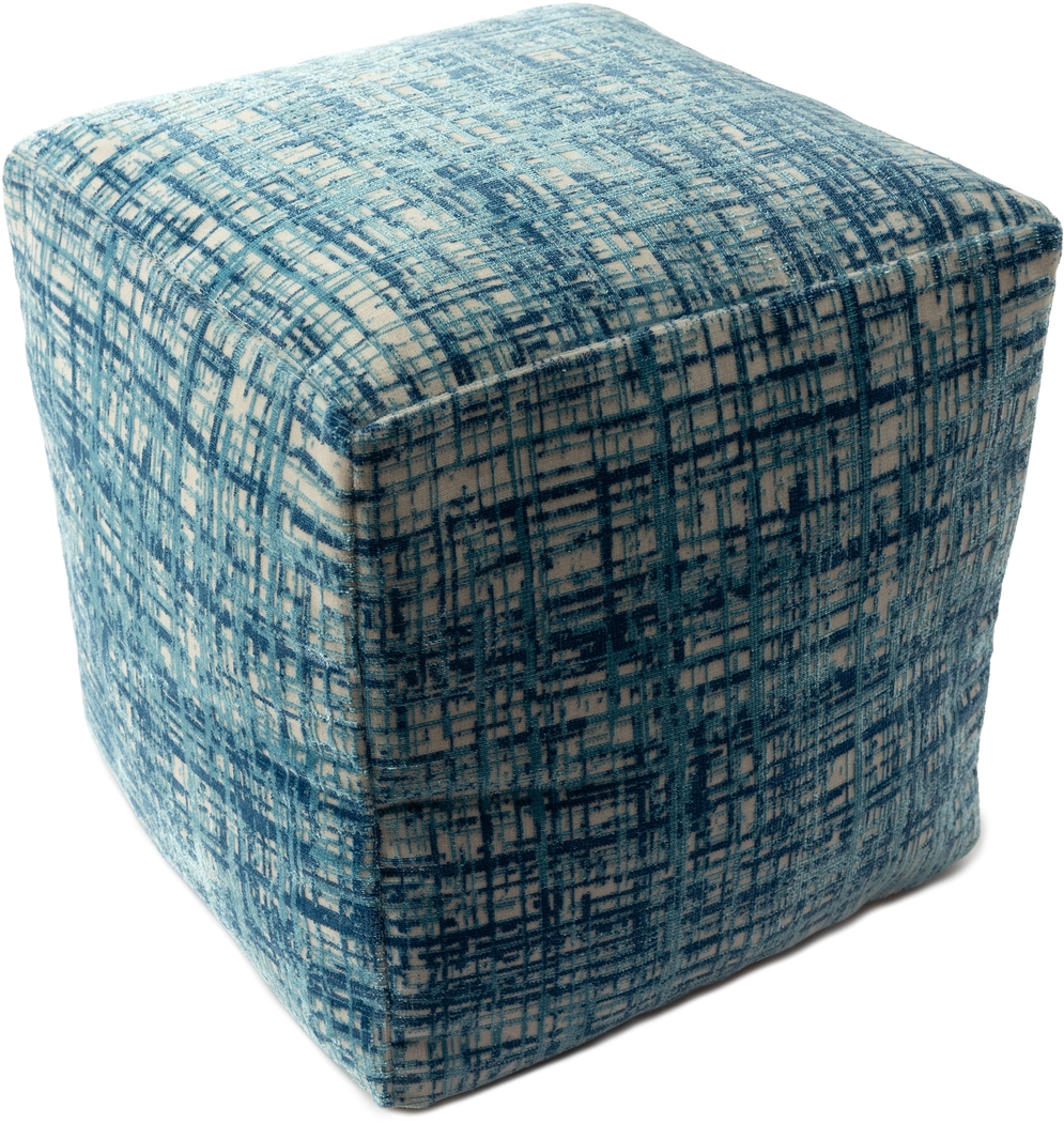 Lucilan Blue Pouf - Thumbnail - Image 6