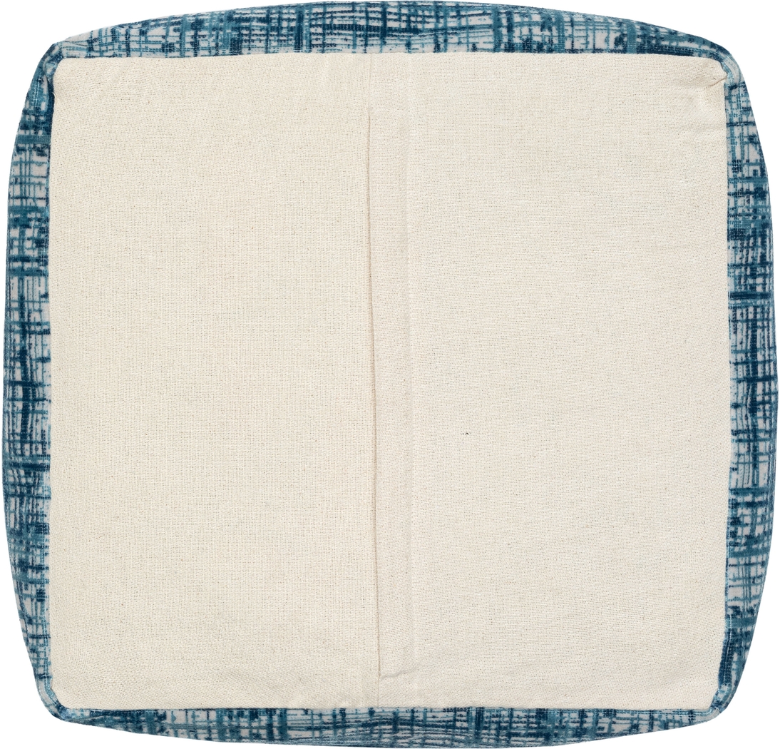 Lucilan Blue Pouf - Thumbnail - Image 7