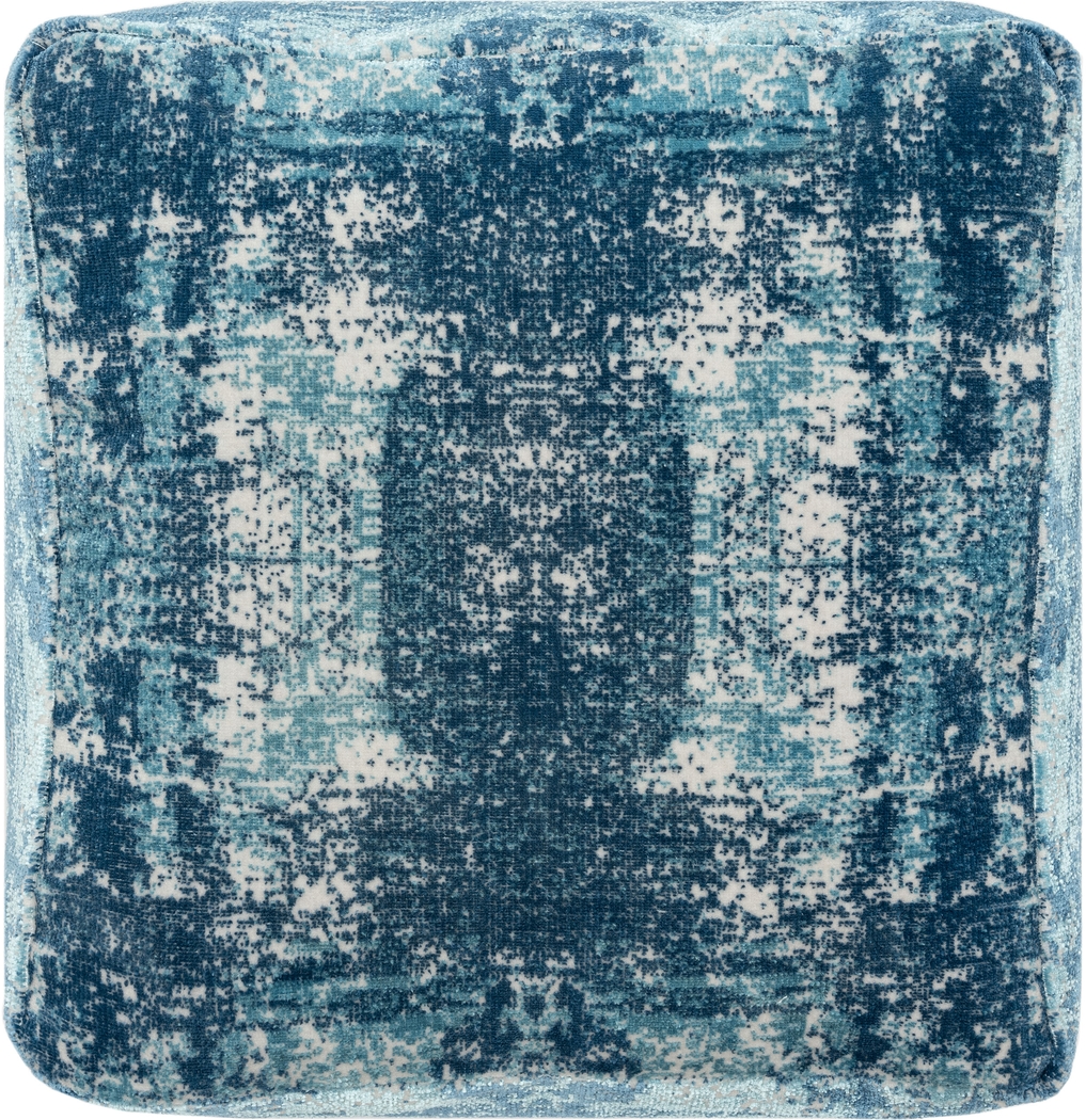 Natalina Dark Blue Pouf - Thumbnail - Image 4