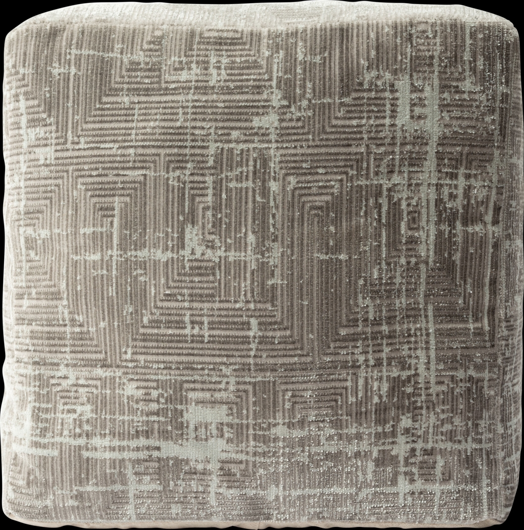 Marie Gray Pouf - Thumbnail - Image 1