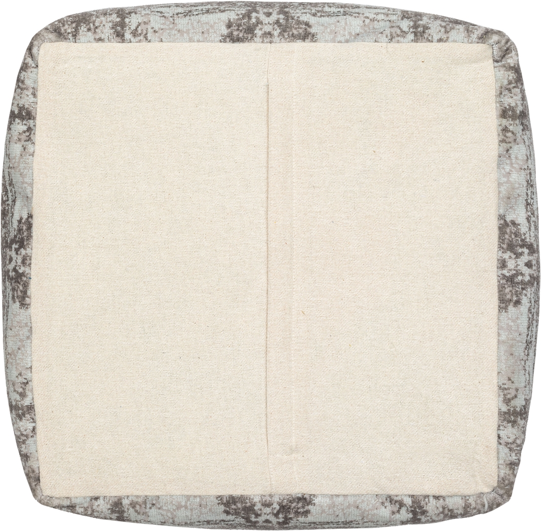 Natalina Light Gray Pouf - Thumbnail - Image 4
