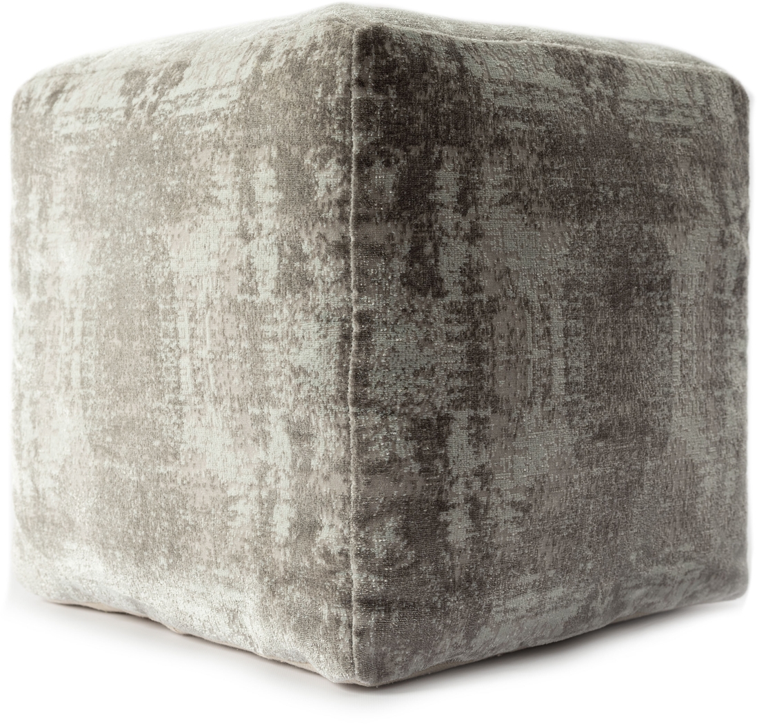 Natalina Light Gray Pouf - Thumbnail - Image 6
