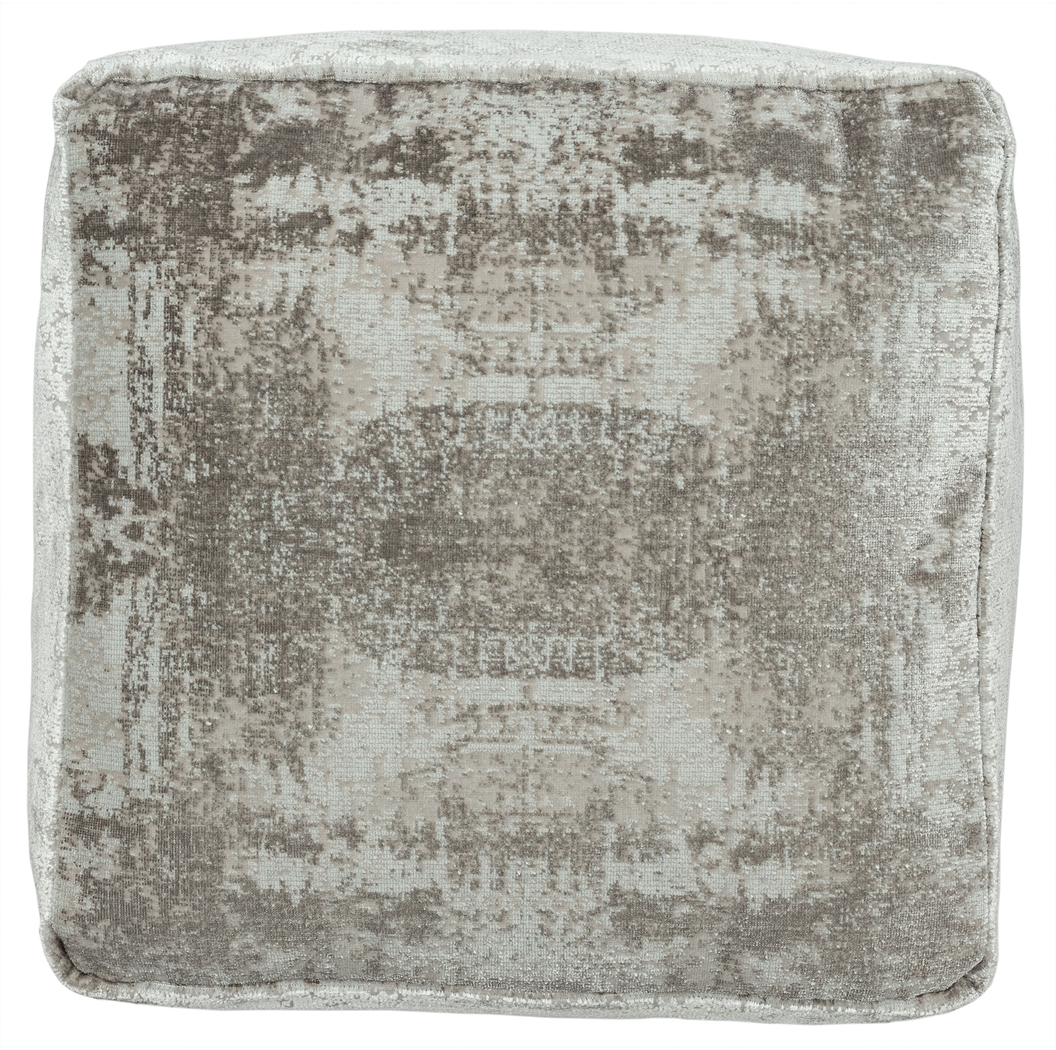 Natalina Light Gray Pouf - Thumbnail - Image 7