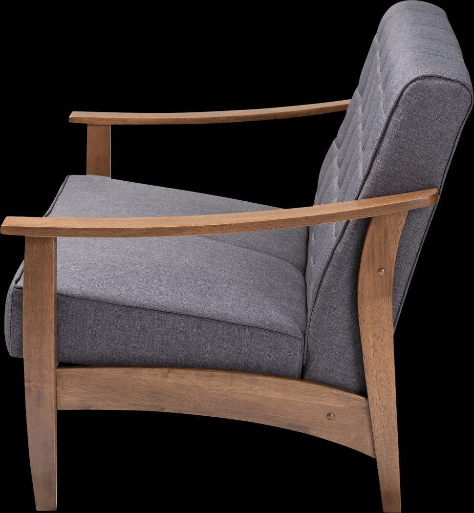 Lucilla Gray Settee - Thumbnail - Image 4