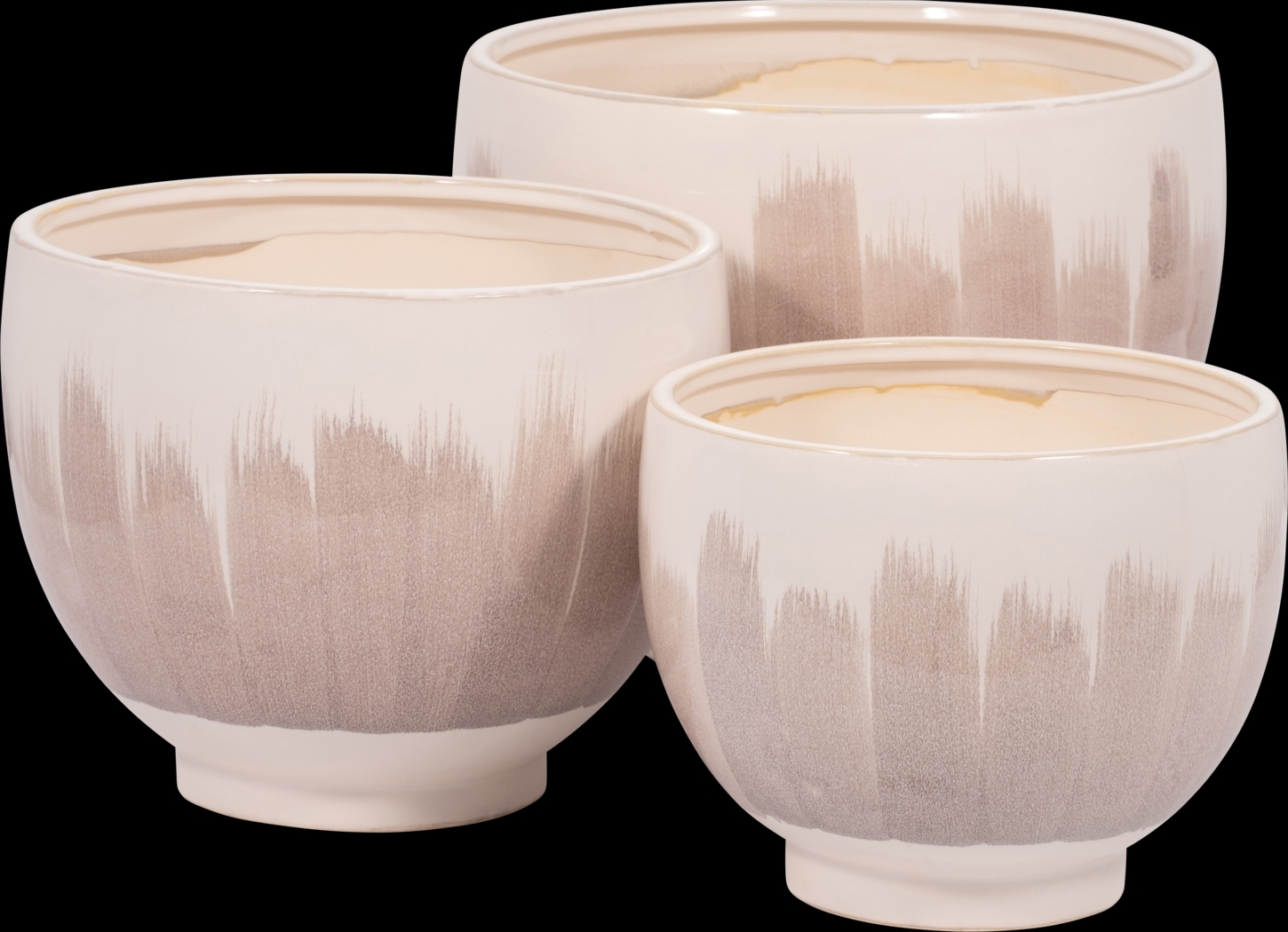 Lucinnda White Planter, Set of 3 - Thumbnail - Image 4